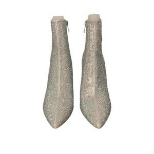 NEW JESS LEA women's shine bright booties in silver